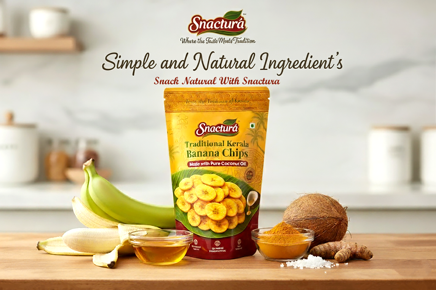 Traditional Kerala Banana Chips 100g.