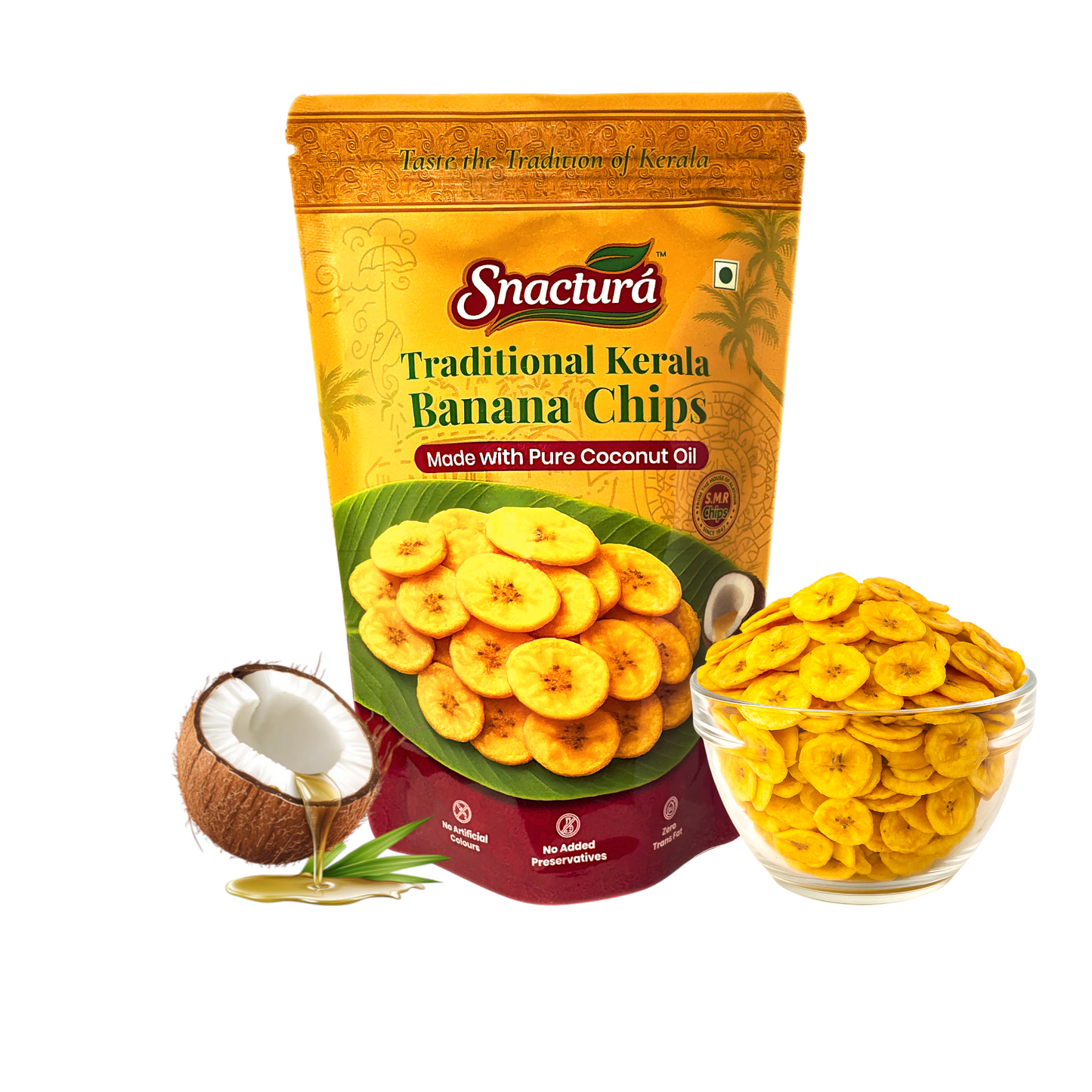Traditional Kerala Banana Chips 100g.