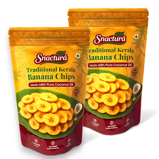Traditional Kerala Banana Chips Combo Pack 100x2.(200g)